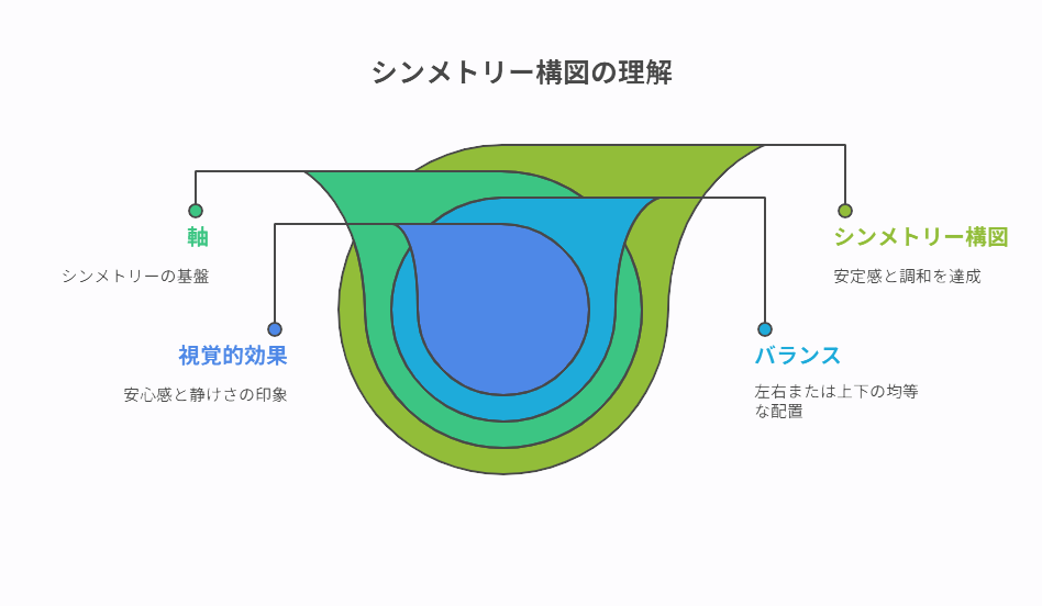 シンメトリー構図
