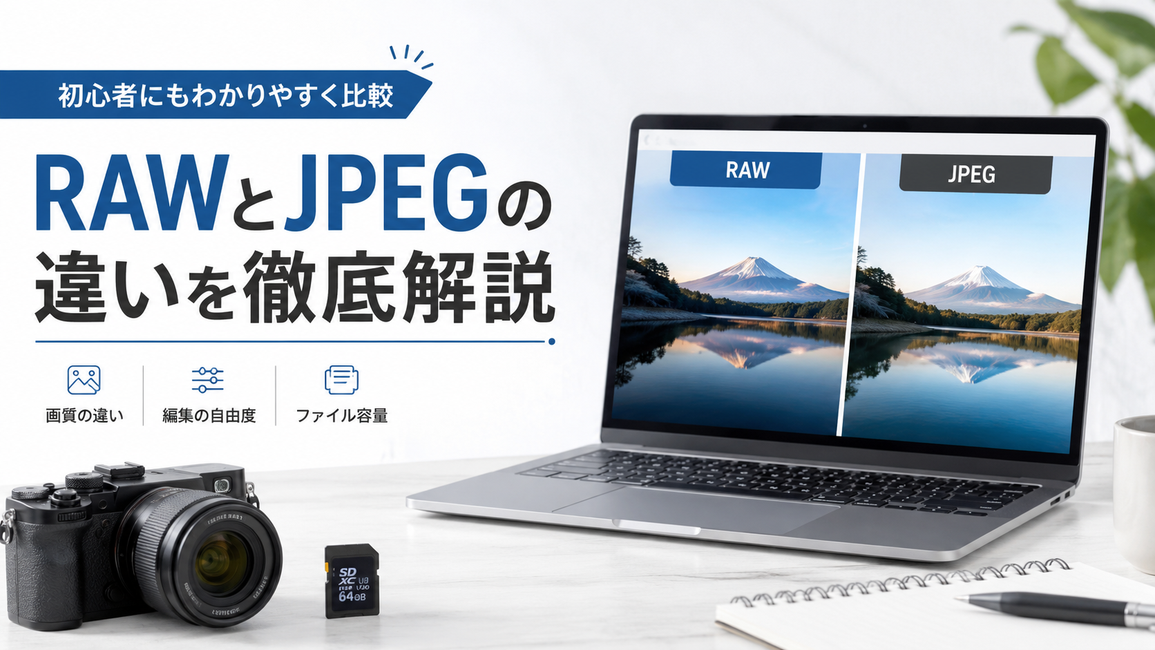 RAWとJPEGの違い