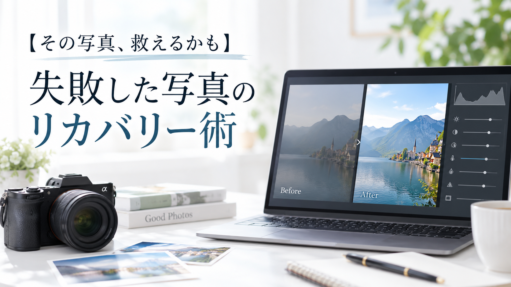 その写真、救えるかも。失敗した写真のリカバリー術